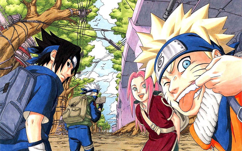 Naruto Manga Hintergründe und Naruto Shippuden Manga HD-Hintergrundbild