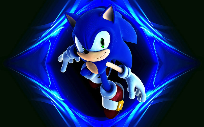 Sonic the Hedgehog Retina Ultra 및 배경 HD 월페이퍼