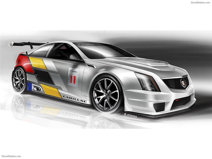 Cadillac CTS V Coupe Race Car Exotic Car of 6, 경주용 자동차 HD 월페이퍼