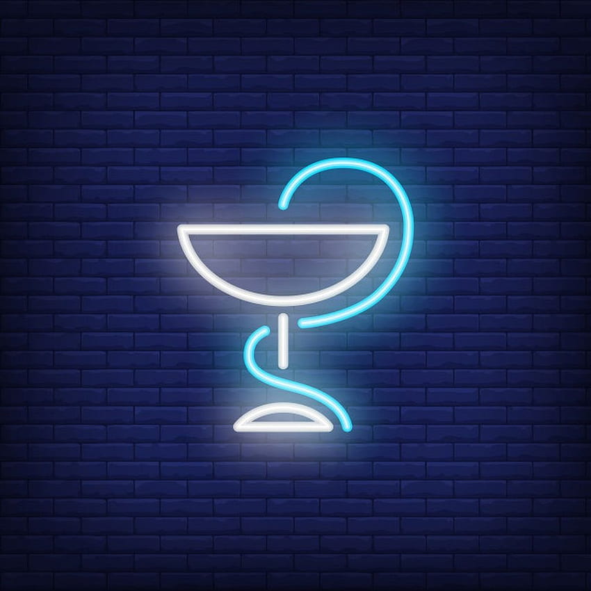 Snake and bowl pharmacy symbol neon sign , in 2020 HD phone wallpaper