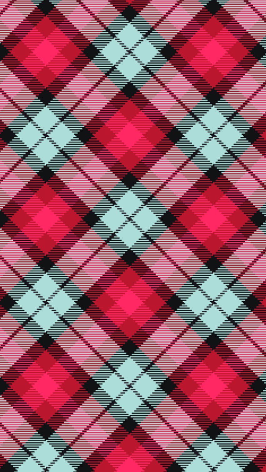 Red and Green Plaid, red and purple winter HD phone wallpaper