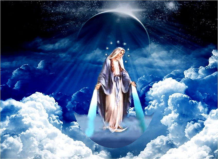 3d Mother Mary Virgin Mary afari HD wallpaper | Pxfuel