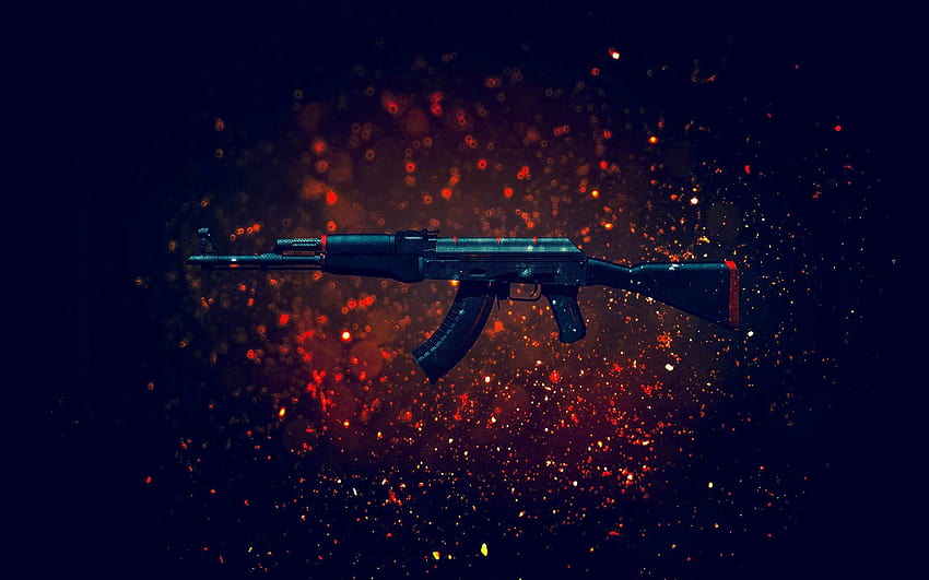 Counter Strike: Global Offensive, Weapon, Gun, AKM, akm gun HD wallpaper
