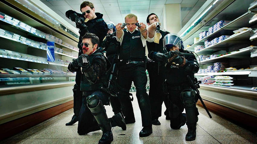 Edgar Wright, Hot Fuzz HD wallpaper