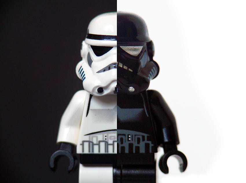 : shadow, white, Trooper, black, dark, star, LEGO, side, stormtrooper, wars, clone, minifigure 3615x2692, shadow stormtrooper HD wallpaper