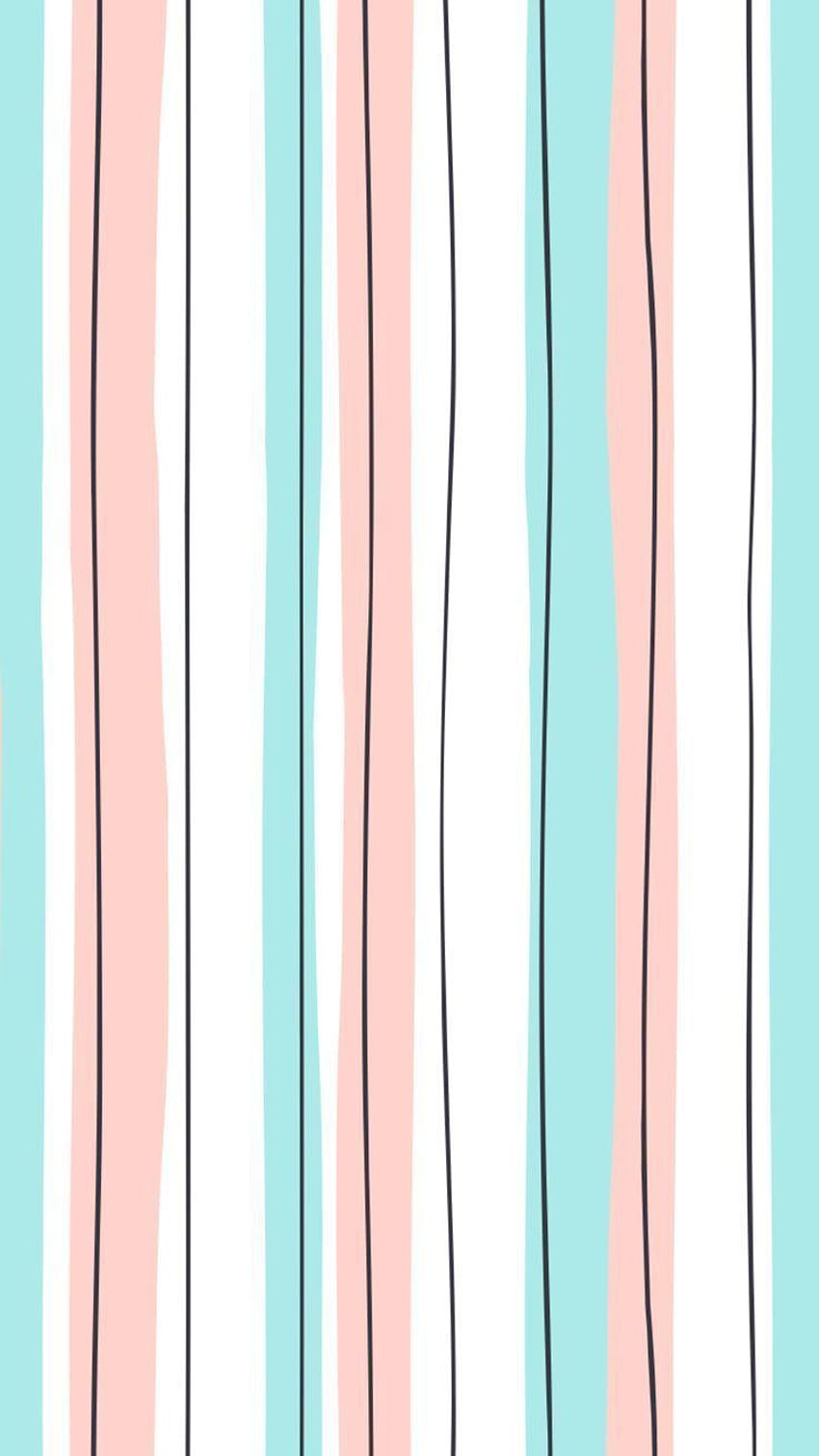 Mint And Pink Stripes Striped Vsco Hd Phone Wallpaper Pxfuel