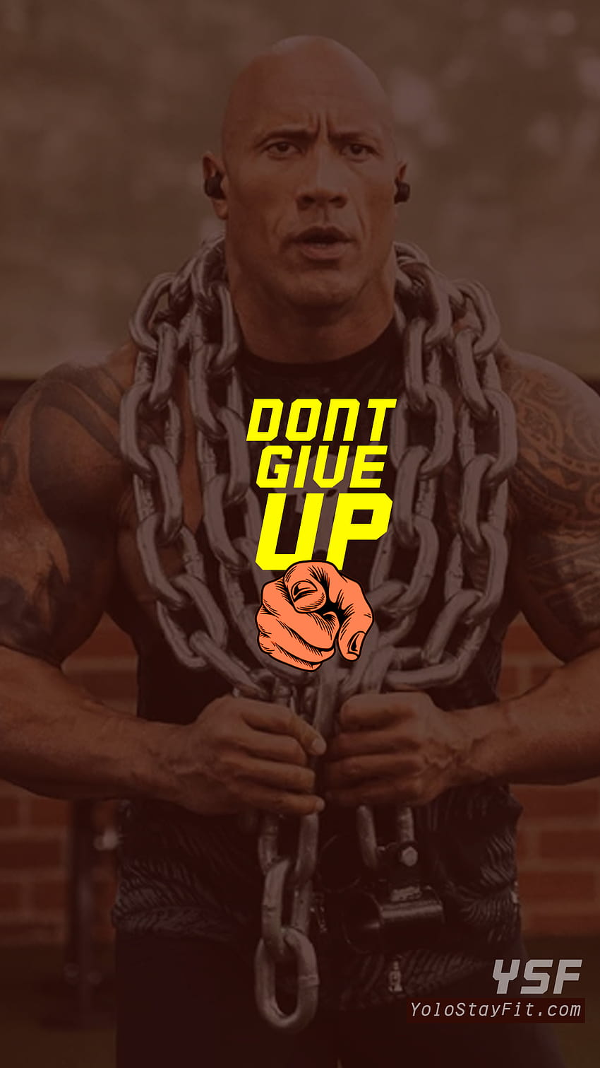 the rock fitness motivation phone lockscreen, gym beast HD phone wallpaper