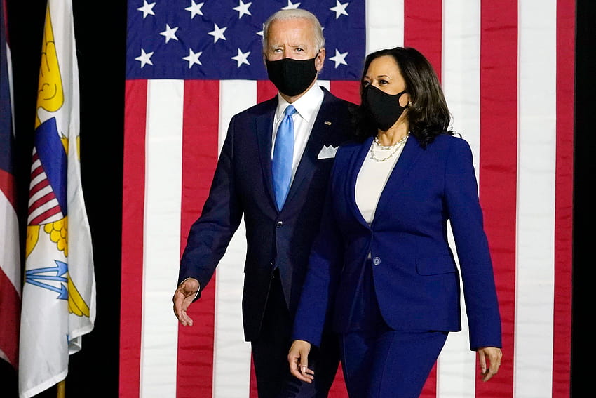 Kamala Harris: Por dentro da exaustiva busca de Joe Biden por um vice-presidente, laptop de Joe Biden papel de parede HD