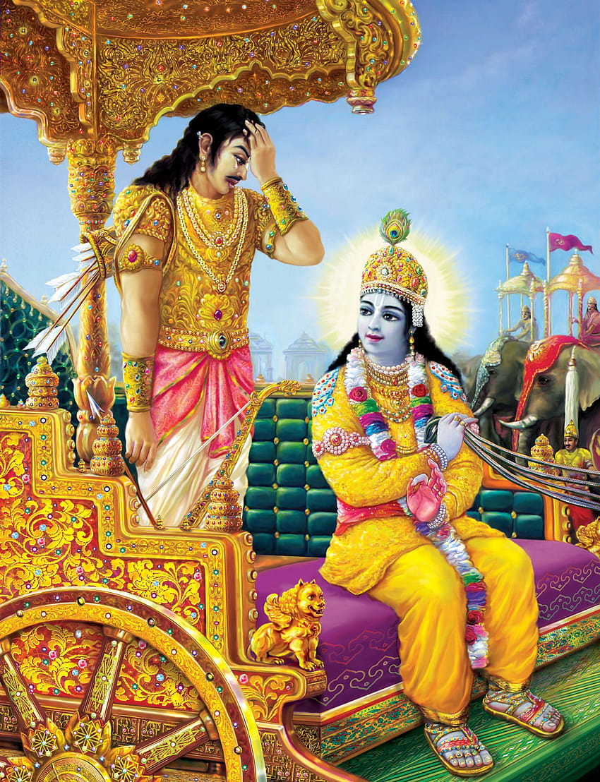 Arjuna와 Lord krishna : Olanzapine 5mg 쿠폰, lord krishna 및 arjuna HD 전화 배경 화면