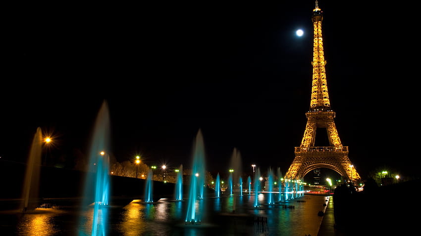 Geceleri Paris, paris'te akşam HD duvar kağıdı