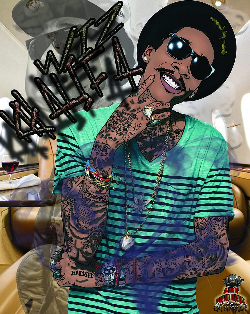 Wiz Khalifa Backgrounds, wiz khalifa cartoon HD phone wallpaper | Pxfuel