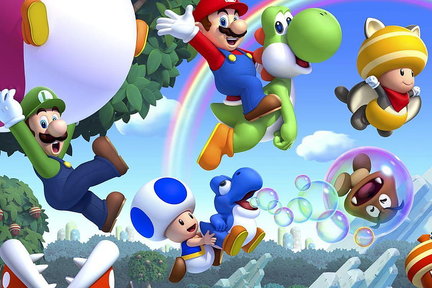 New Super Mario Bros. U Deluxe has playable Blue Toad, but one Toad, super mario bros blue toad HD wallpaper