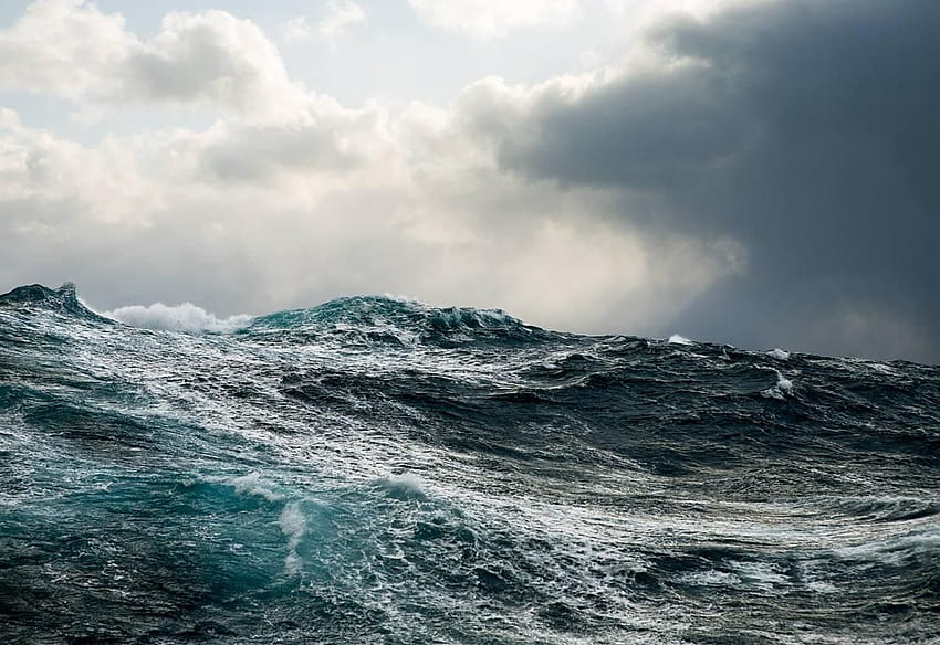Tempestade oceânica, Ondas do mar, Ondas, mar do norte papel de parede HD