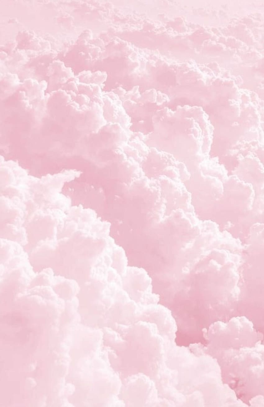 awan merah muda wallpaper ponsel HD