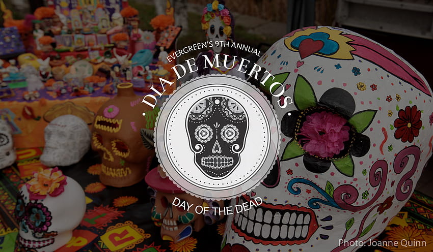 Evergreen's 9th Annual Day of the Dead Celebration, day of the dead dia de muertos HD wallpaper