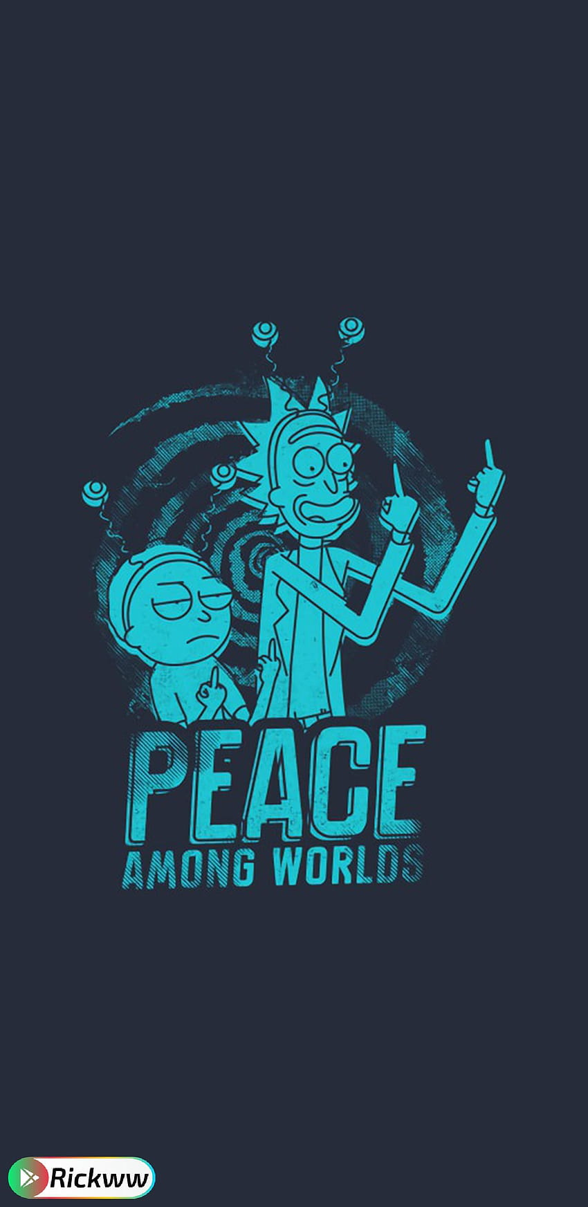 Peace among worlds Rickww, iphone 8 plus rick and morty HD phone wallpaper