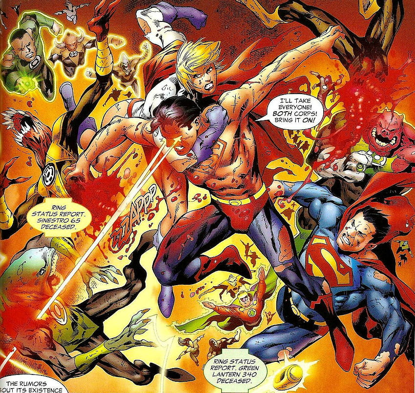 DC Histories: Superboy, green lantern girlfriend HD wallpaper