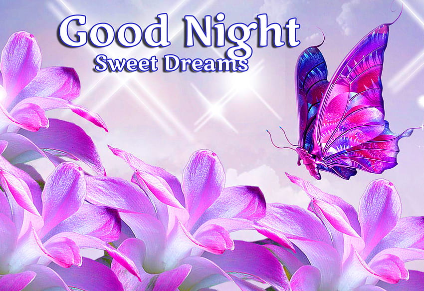 Good Night Images with Butterfly: Say Goodbye to Stress with These ...