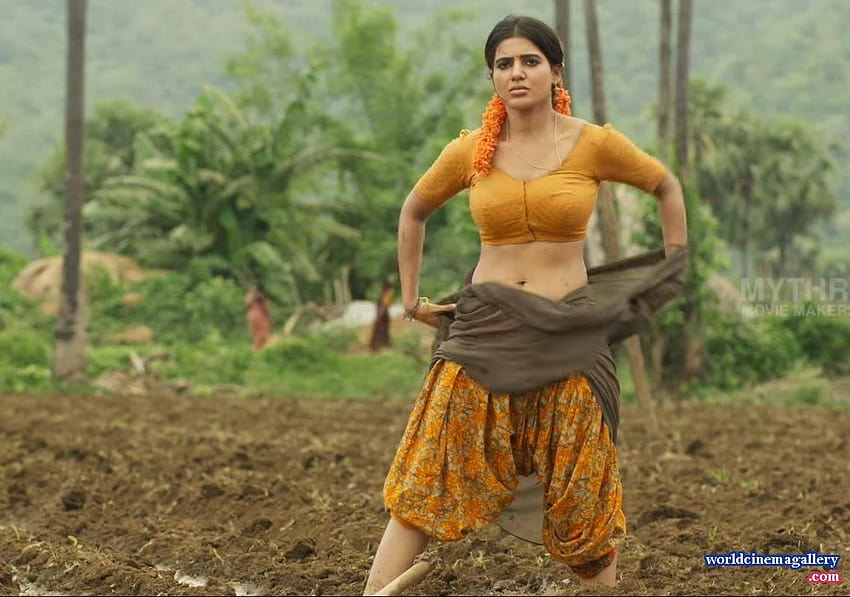 Samantha Hot Stander im Rangasthalam-Film HD-Hintergrundbild