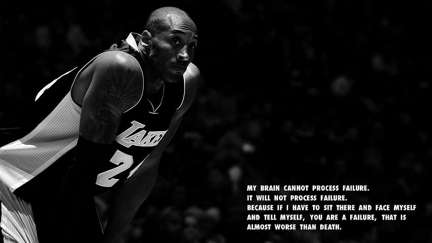 Made some backgrounds for r/NBA with player quotes, kobe sayings HD wallpaper
