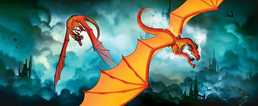 wings of fire dragons HD wallpaper