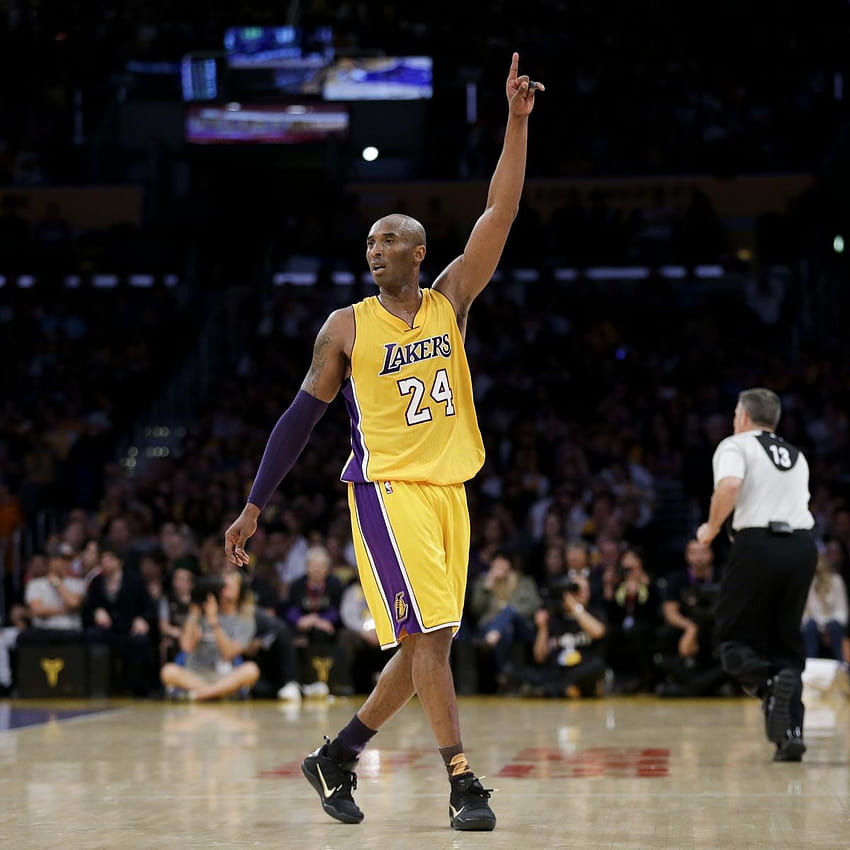 Kobe Bryants Statistiken, Highlights und Reaktionen vom letzten NBA-Spiel, Kobe letztes Spiel HD-Handy-Hintergrundbild