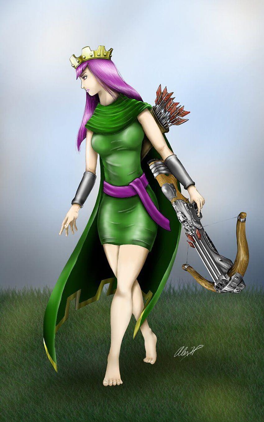 clash of clans / Queen Archer by alexhp25, archer queen HD phone wallpaper