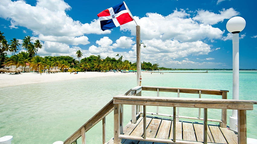 bandera de punta cana, republica dominicana fondo de pantalla