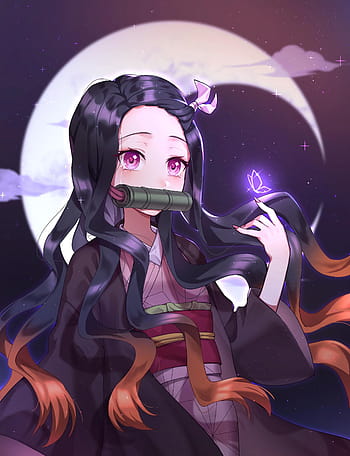 Beautiful eyes, red eyes, cute, Kamado Nezuko HD phone wallpaper | Pxfuel