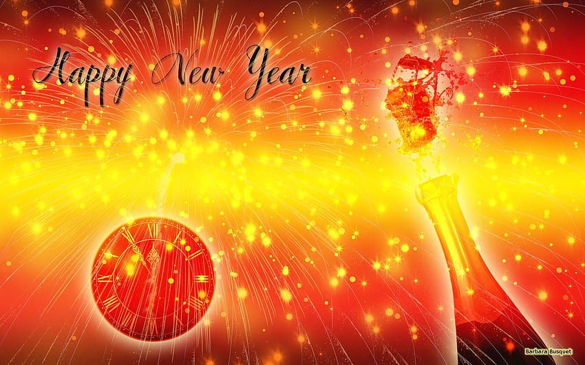 Red yellow new years eve HD wallpapers | Pxfuel