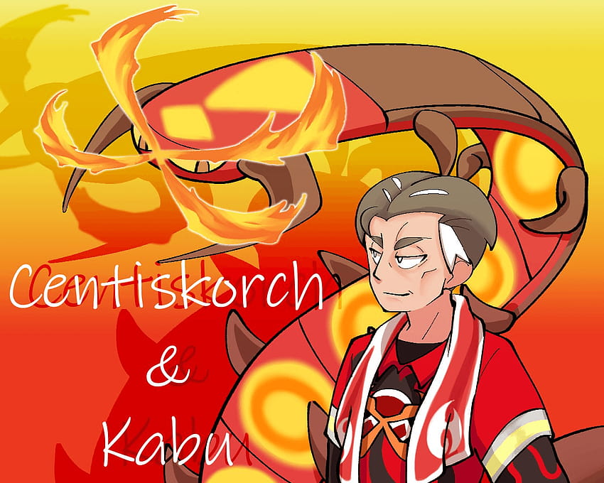 Centiskorch and Kabu : PokemonSwordAndShield HD wallpaper