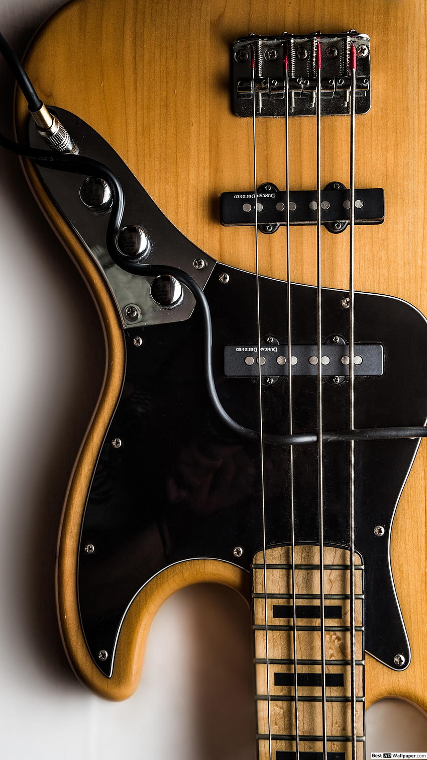 Upside Down Bass Guitar, la mejor guitarra para iPhone fondo de pantalla del teléfono