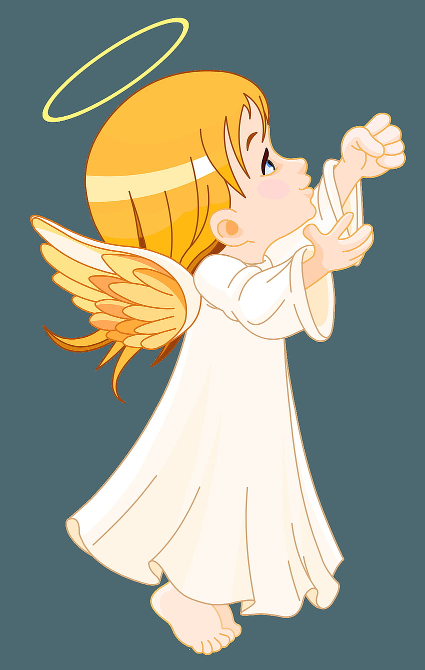 Cute Little Angel Large Size PNG Clipart, valentine baby angels HD ...