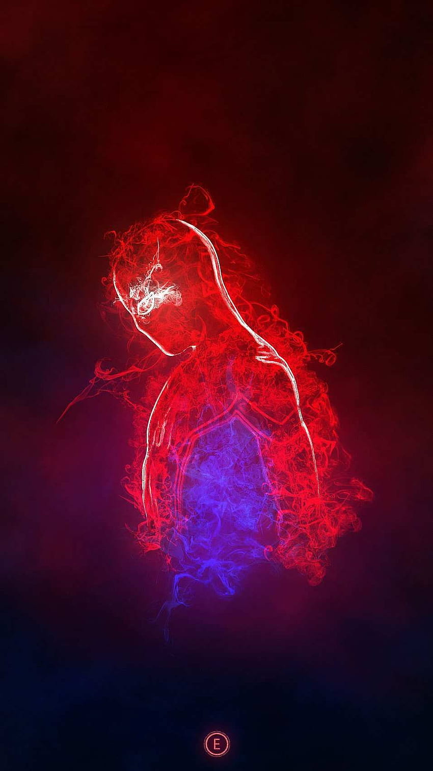 Spiderman Neon Ultra ~ Loader, neon red guy HD phone wallpaper