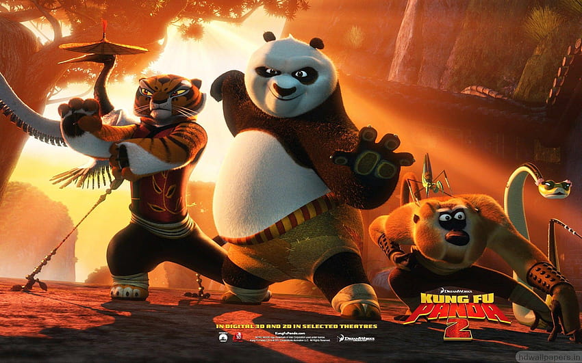 Kung Fu Panda 2 филмови фонове за Mac HD тапет