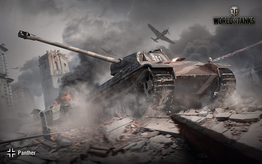 World of Tanks, Panther tank, Tank, Wargaming, Messerschmitt Bf HD wallpaper