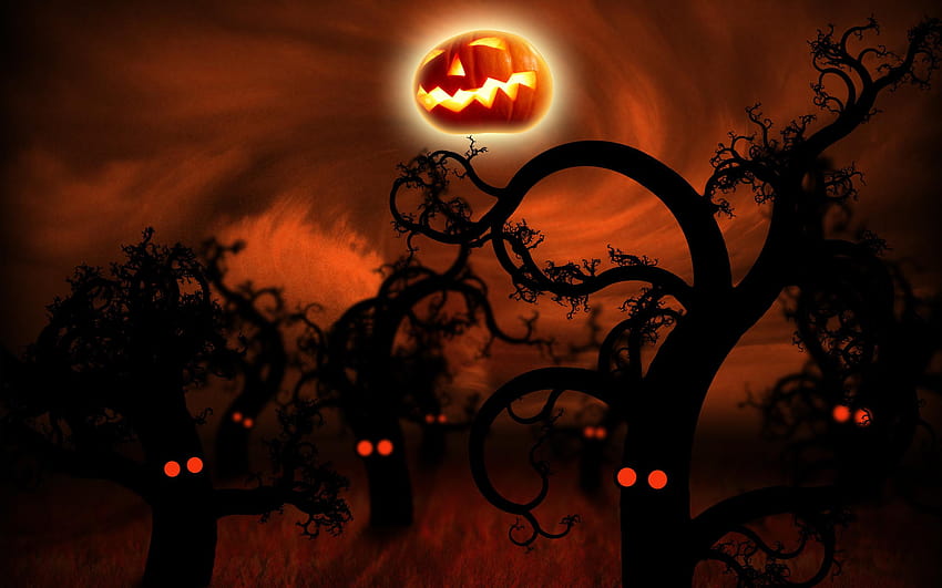 Scary Halloween and Screensavers, dragon halloween HD wallpaper