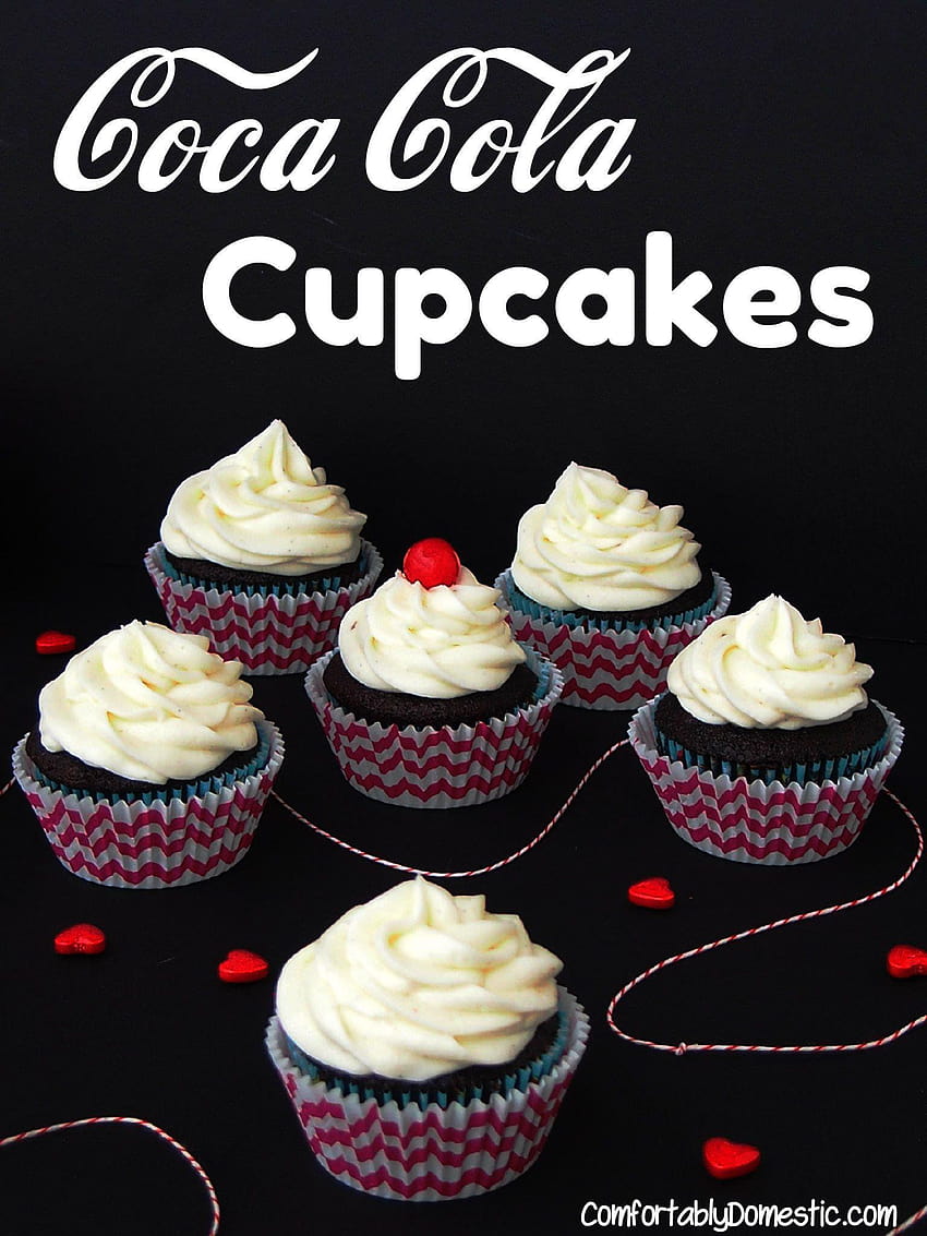 Coca Cola Cupcakes {Scratch Baking Recipe}, national chocolate cupcake day HD phone wallpaper