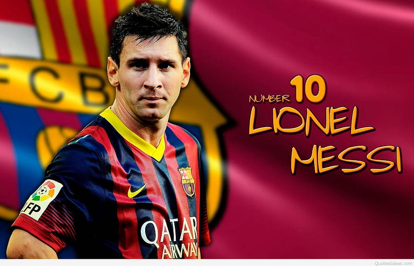 Lionel Messi backgrounds, messi quotes HD wallpaper