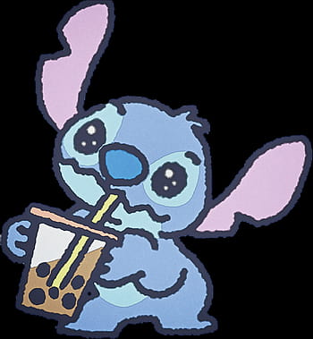 Top more than 59 stitch drinking boba wallpaper best  incdgdbentre