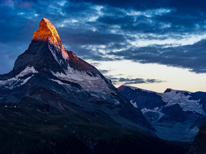 Schöne Aufnahmen bei Sunnegga Zermatt Schweiz HD-Hintergrundbild