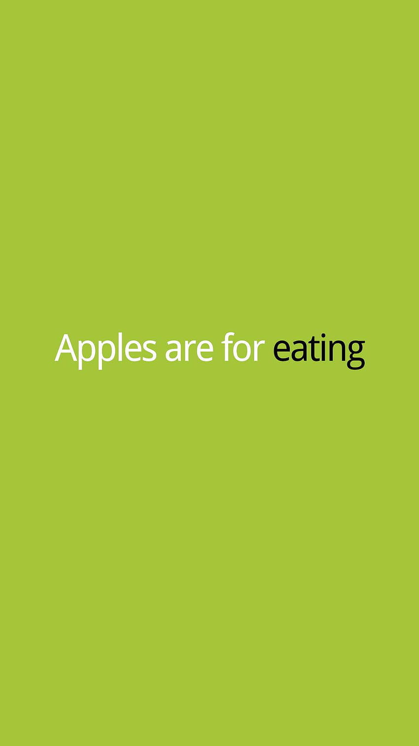 Apples Are For Eating Funny Android, apple eat android HD phone wallpaper