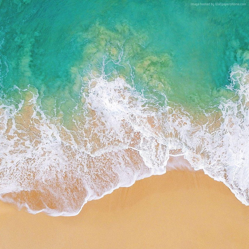 IOS 11, beach, ocean, OS HD phone wallpaper | Pxfuel