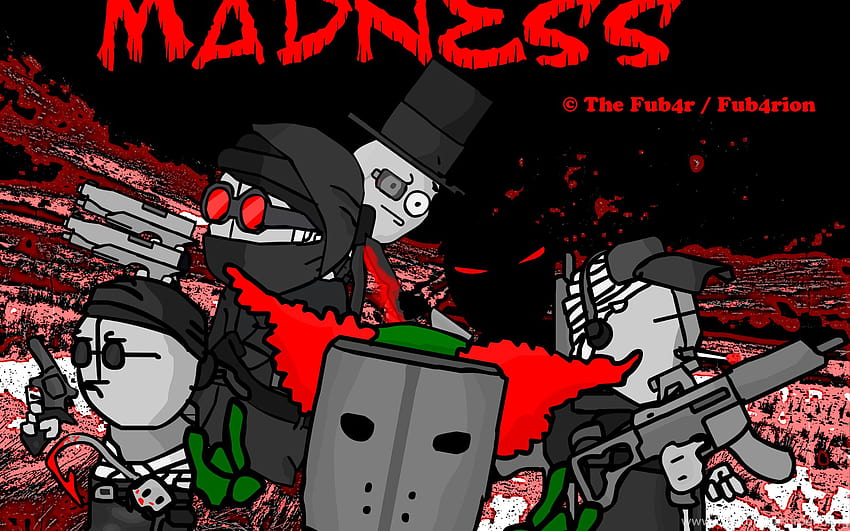 Madness Combat: Hank Vs. Исус от Tarantulakid96 На фонове на DeviantArt, Hank madness combat HD тапет