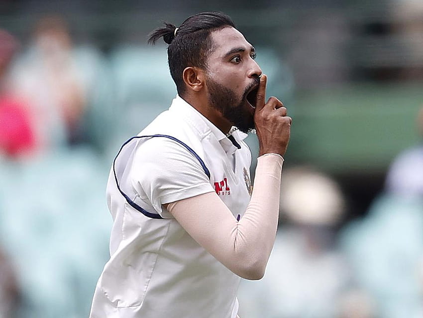 Terzo test Australia vs India: Mohammed Siraj, lacrime, inno nazionale, David Warner, notizie sul cricket 2021 Sfondo HD