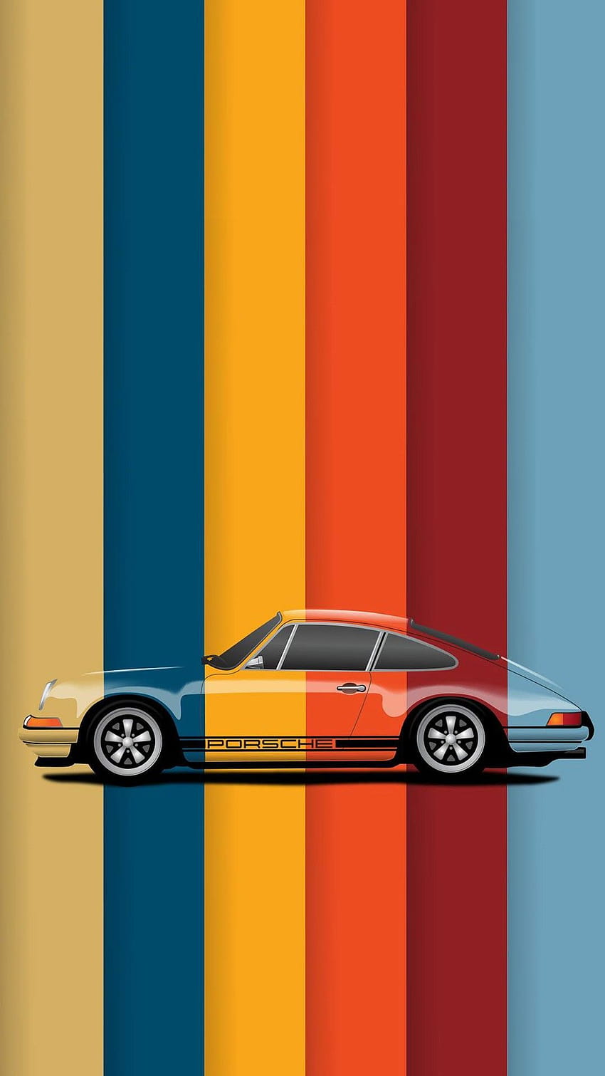 Porsche Minimal 1080X1920, car minimalist mobile HD phone wallpaper | Pxfuel