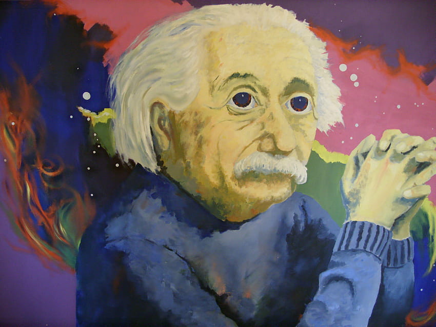 psychedelisch, LSD, Albert Einstein, Artwork :: HD-Hintergrundbild