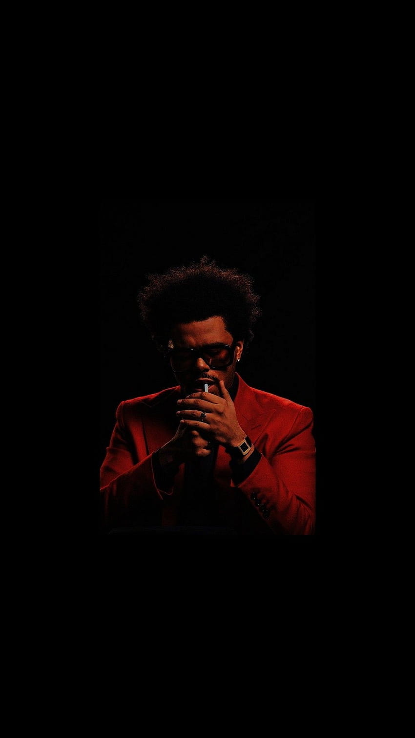The Weeknd, luces cegadoras iphone fondo de pantalla del teléfono