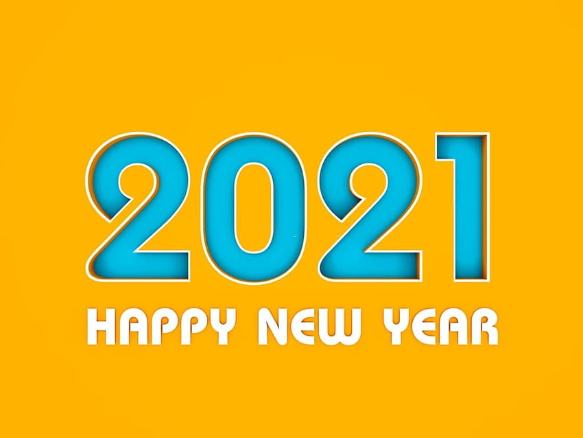Happy New Year 2021 HD wallpaper