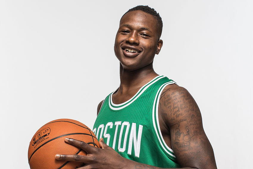 At the podium: Terry Rozier HD wallpaper
